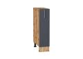 Шкаф нижний Сканди 200 Graphite Softwood / Дуб Вотан