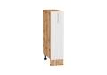 Шкаф нижний Сканди 200 White Softwood / Дуб Вотан
