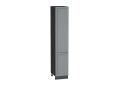 Шкаф пенал Сканди 400 (для верхних шкафов 720) Grey Softwood / Graphite