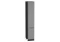 Шкаф пенал Сканди 400Н (для верхних шкафов 920) Grey Softwood / Graphite