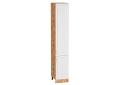 Шкаф пенал Сканди 400Н (для верхних шкафов 920) White Softwood / Дуб Вотан