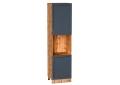 Шкаф пенал под бытовую технику Сканди 600Н (для верхних шкафов 920) Graphite Softwood / Дуб Вотан