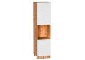 Шкаф пенал под бытовую технику Сканди 600Н (для верхних шкафов 920) White Softwood / Дуб Вотан