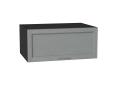 Шкаф верхний горизонтальный с увеличенной глубиной Сканди 810 Grey Softwood / Graphite