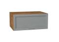 Шкаф верхний горизонтальный с увеличенной глубиной Сканди 810 Grey Softwood / Дуб Вотан