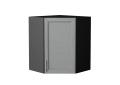 Шкаф верхний угловой Сканди 590 Grey Softwood / Graphite