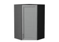 Шкаф верхний угловой Сканди 590Н Grey Softwood / Graphite