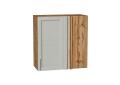 Шкаф верхний прямой угловой Сканди 700 Cappuccino Softwood / Дуб Вотан