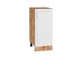 Шкаф нижний Сканди 350 White Softwood / Дуб Вотан