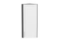 Шкаф верхний торцевой Сканди 300Н White Softwood / Graphite