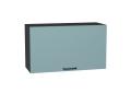 Шкаф верхний горизонтальный Флэт 800Н Grey-green In 2S / Graphite