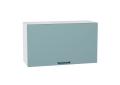 Шкаф верхний горизонтальный Флэт 800Н Grey-green In 2S / Белый