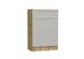 Тумба Стиль ТБ-601 с ящиком Silky Light Grey / Дуб Вотан