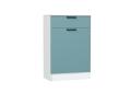 Тумба Стиль ТБ-601 с ящиком Grey-green In 2S / Белый