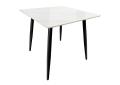Стол квадратный Uni-Form-S.2B SBlack / White Gloss Marble
