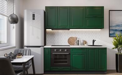 Кухня Дублин-01 Special Green / Graphite