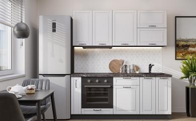 Кухня Дублин-01 Special White / Graphite