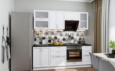Кухня Сканди-02 White Softwood