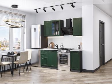 Кухня Дублин-04 Special Green / Graphite