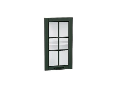 Комплект фасадов Дублин со стеклом для каркаса Ф-25 В400/ВУ590 Special Green