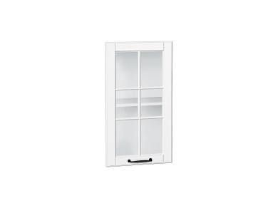Комплект фасадов Дублин со стеклом для каркаса Ф-25 В400/ВУ590 Special White