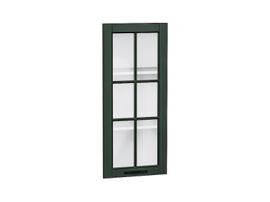 Комплект фасадов Дублин со стеклом для каркаса Ф-25Н В409 Special Green