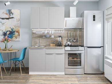 Кухня Фьюжн-05 Silky Light Grey