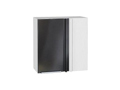 Шкаф верхний прямой угловой Фьюжн 700 Anthracite / Белый