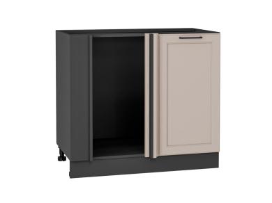 Шкаф нижний угловой Барселона 990М Кашемир / Graphite