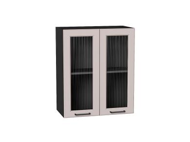 Шкаф верхний со стеклом Барселона 600 Кашемир / Graphite