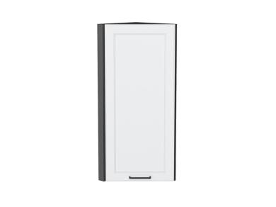 Шкаф верхний торцевой Барселона 300Н Белый / Graphite