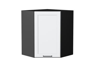Шкаф верхний угловой Барселона 590 Белый / Graphite