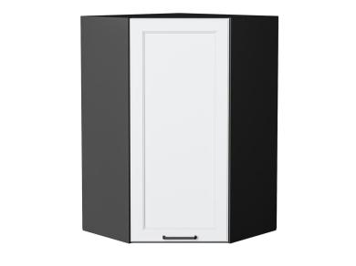 Шкаф верхний угловой Барселона 590Н Белый / Graphite