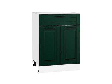 Шкаф нижний с 1 ящиком Дублин 601М Special Green / Белый