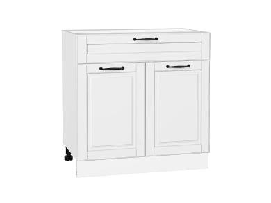 Шкаф нижний с 1 ящиком Дублин 800 Special White / Белый