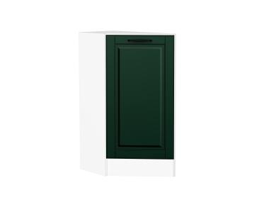 Шкаф нижний торцевой Дублин 300 (прав.) Special Green / Белый