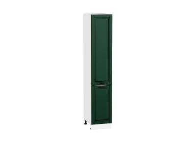 Шкаф пенал Дублин 400 (для верхних шкафов 720) Special Green / Белый