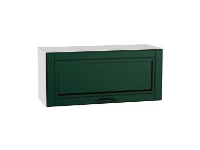 Шкаф верхний горизонтальный с увеличенной глубиной Дублин 810 Special Green / Белый