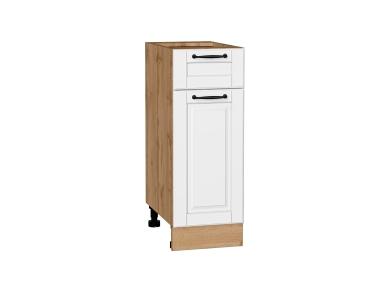 Шкаф нижний с 1 ящиком Дублин 300 Special White / Дуб вотан