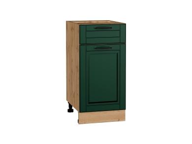Шкаф нижний с 1 ящиком Дублин 400 Special Green / Дуб вотан