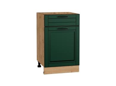 Шкаф нижний с 1 ящиком Дублин 500 Special Green / Дуб вотан