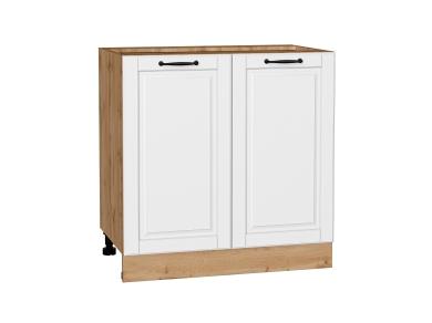 Шкаф нижний Дублин 800 Special White / Дуб вотан