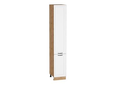 Шкаф пенал Дублин 400Н (для верхних шкафов 920) Special White / Дуб вотан