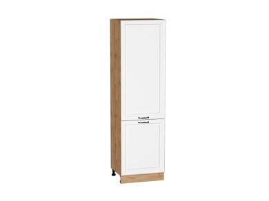 Шкаф пенал Дублин 600 (для верхних шкафов 720) Special White / Дуб вотан