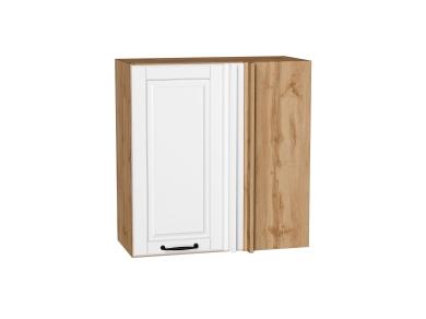 Шкаф верхний прямой угловой Дублин 700 Special White / Дуб вотан