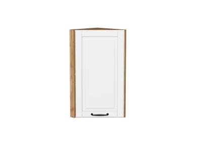 Шкаф верхний торцевой Дублин 300 Special White / Дуб вотан