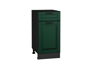 Шкаф нижний с 1 ящиком Дублин 400 Special Green / Graphite