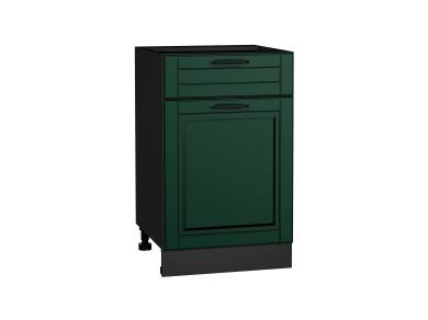 Шкаф нижний с 1 ящиком Дублин 500 Special Green / Graphite