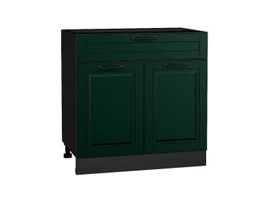 Шкаф нижний с 1 ящиком Дублин 800 Special Green / Graphite