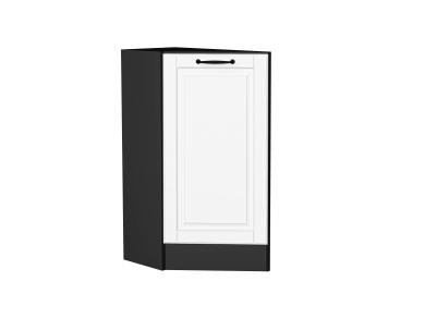 Шкаф нижний торцевой Дублин 300 (прав.) Special White / Graphite